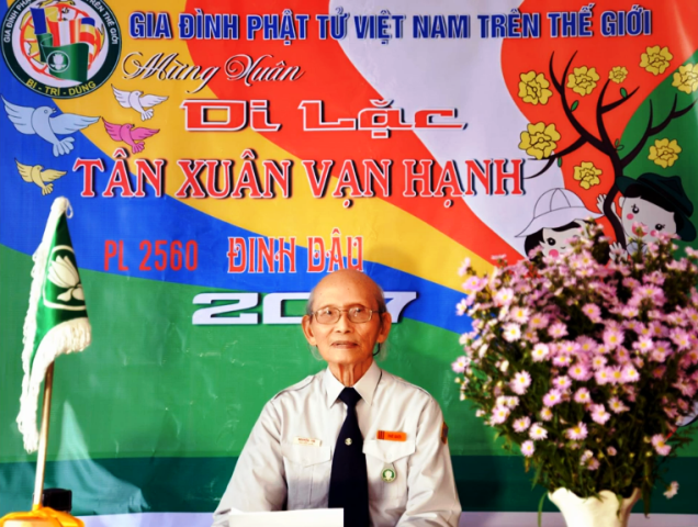 Lời chúc tết của anh Nguyên Tín Nguyễn Châu, Trưởng ban BHD Trung ương GĐPT Việt Nam.